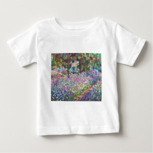 クロード・モネ- Givernの芸術家の庭 ベビーTシャツ