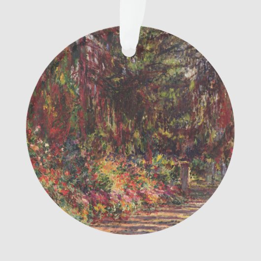 クロード・モネ| Givernyの庭道 オーナメント (正面)