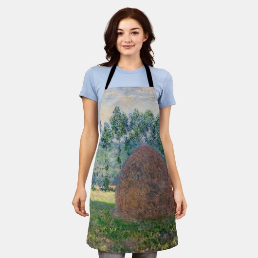 クロード・モネ – Givernyの近くのハイヤック エプロン (着用した状態)