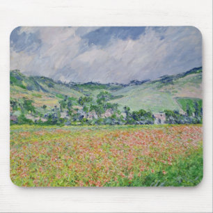 クロード・モネ Giverny 1885年の近くのケシ分野 マウスパッド
