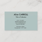 クロード・モネ – Grand Canal, Venice - QR Code 名刺 (裏面)