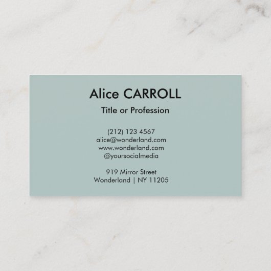 クロード・モネ – Grand Canal, Venice - QR Code 名刺 (裏面)