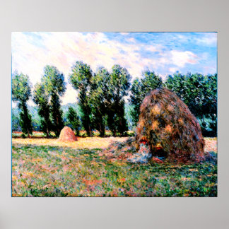 クロード・モネ – Haystack at Giverny ポスター