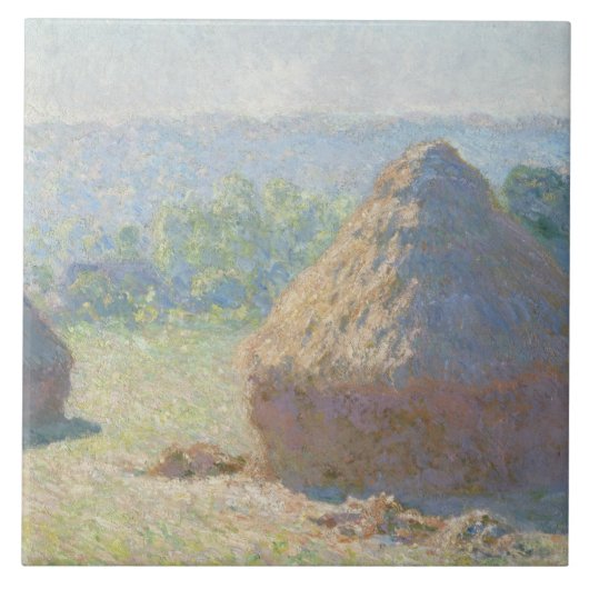 クロード・モネ – Haystacks, End of Summer タイル (正面)