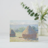 クロード・モネ – Haystacks, End of Summer ポストカード (スタンド正面)