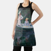 クロード・モネ – In the Norvegienne Boat Giverny エプロン (インサイチュ)