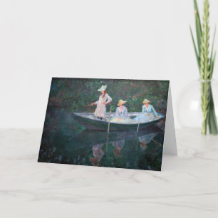 クロード・モネ – In the Norvegienne Boat Giverny カード