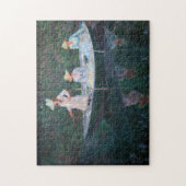 クロード・モネ – In the Norvegienne Boat Giverny ジグソーパズル (縦)