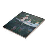 クロード・モネ – In the Norvegienne Boat Giverny タイル (側面)