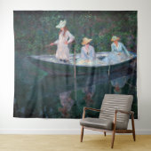 クロード・モネ – In the Norvegienne Boat Giverny タペストリー (インサイチュ(横))