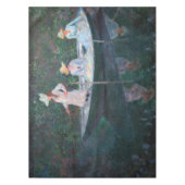 クロード・モネ – In the Norvegienne Boat Giverny テーブルクロス (正面)