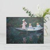 クロード・モネ – In the Norvegienne Boat Giverny 招待状 (スタンド正面)