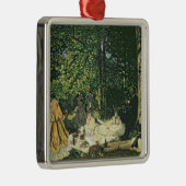 クロード・モネ| Le Dejeunerのsurのl'Herbe 1865-1866年 メタルオーナメント (右)