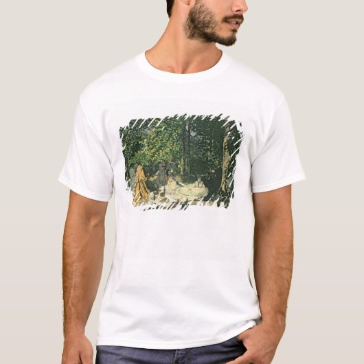 クロード・モネ| Le Dejeunerのsurのl'Herbe 1865-1866年 Tシャツ (正面)