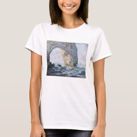 クロード・モネ| Manneporte Etretat Tシャツ (正面)