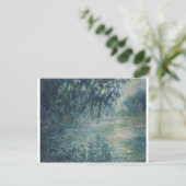 クロード・モネ – Morning on the Seine Art ポストカード (スタンド正面)