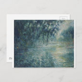 クロード・モネ – Morning on the Seine Art ポストカード (正面/裏面)