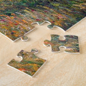 クロード・モネ: Pourvilleの崖の歩行 ジグソーパズル (側面)