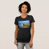 クロード・モネ: Pourvilleの崖の歩行 Tシャツ (正面フル)