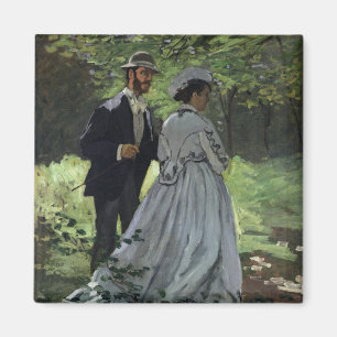 クロード・モネ  Promenaders、Bazille、カミーユ マグネット