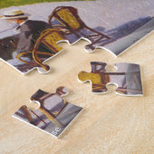 クロード・モネ- Sainte Adresseのパズルの庭 ジグソーパズル (側面)