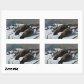 クロード・モネ – Still Life with Pheasants 長方形シール (シート)