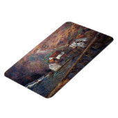 クロード・モネ – The Bridge at Vervy マグネット (左側)