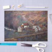 クロード・モネ – The Bridge at Vervy 薄葉紙 (クラフト)