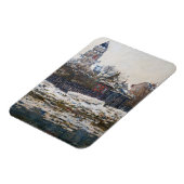 クロード・モネ – The Church at Veteuil マグネット (左側)