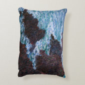 クロード・モネ – The Rocks at Belle-Ile, Wild Coast アクセントクッション (裏面(縦))