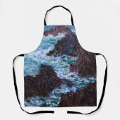 クロード・モネ – The Rocks at Belle-Ile, Wild Coast エプロン (正面)