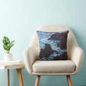 クロード・モネ – The Rocks at Belle-Ile, Wild Coast クッション (椅子)