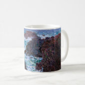 クロード・モネ – The Rocks at Belle-Ile, Wild Coast コーヒーマグカップ (正面右)