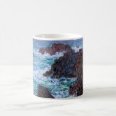 クロード・モネ – The Rocks at Belle-Ile, Wild Coast コーヒーマグカップ (中央)