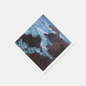 クロード・モネ – The Rocks at Belle-Ile, Wild Coast スタンダードカクテルナプキン (角)