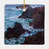 クロード・モネ – The Rocks at Belle-Ile, Wild Coast セラミックオーナメント (裏面)