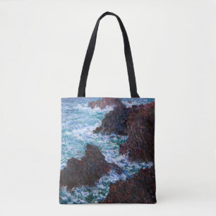 クロード・モネ – The Rocks at Belle-Ile, Wild Coast トートバッグ