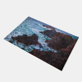 クロード・モネ – The Rocks at Belle-Ile, Wild Coast ドアマット (アングル)
