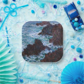 クロード・モネ – The Rocks at Belle-Ile, Wild Coast ペーパープレート (パーティー)