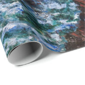 クロード・モネ – The Rocks at Belle-Ile, Wild Coast ラッピングペーパー (ロールコーナー)