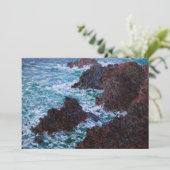 クロード・モネ – The Rocks at Belle-Ile, Wild Coast 招待状 (スタンド正面)
