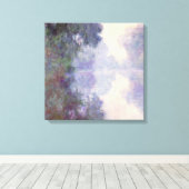 クロード・モネ – The Seine at Giverny，朝の霧 キャンバスプリント (インサイチュ (ウッドフロア))