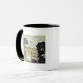 クロード・モネ| Trouville 1870年のビーチ マグカップ (正面左)