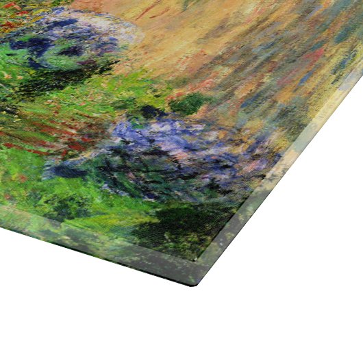 クロード・モネ: VétheuilのMonetの庭 カッティングボード (角)