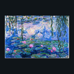 クロード・モネ – Water Lilies, 1919, アクリルウォールアート<br><div class="desc">クロード・モネ絵画ット有名のスイリ， 1919</div>