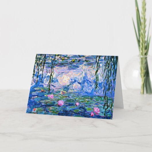 クロード・モネ – Water Lilies, 1919, カード (正面)