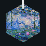 クロード・モネ – Water Lilies, 1919, ガラスオーナメント<br><div class="desc">有名絵画な睡蓮の1919年、クロード・モネ</div>