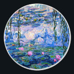 クロード・モネ – Water Lilies, 1919, セラミックノブ<br><div class="desc">クロード・モネ絵画ット有名のスイリ， 1919</div>