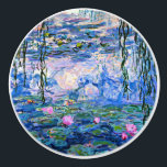 クロード・モネ – Water Lilies, 1919, セラミックノブ<br><div class="desc">クロード・モネ絵画ット有名のスイリ， 1919</div>