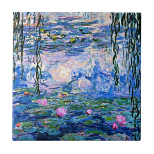 クロード・モネ – Water Lilies, 1919, タイル (正面)